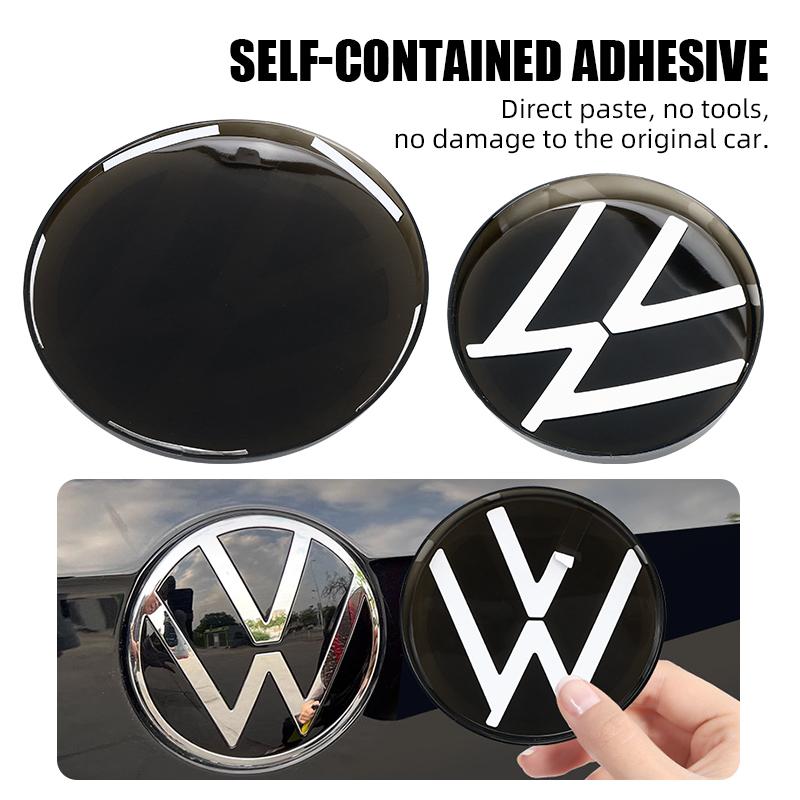 Dla VOLKSWAGEN VW Dla VW Volkswagen Golf MK6 MK7 MK8 TIGUAN POLO Naklejka z Logo do Modyfikacji Samochodu Nie Wpływa na ACC Emblem Przedni Tylny