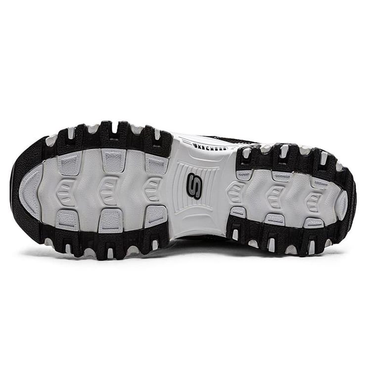 Skechers D Lites Low Top Daddy Shoes Black Women's 99999720-BKW