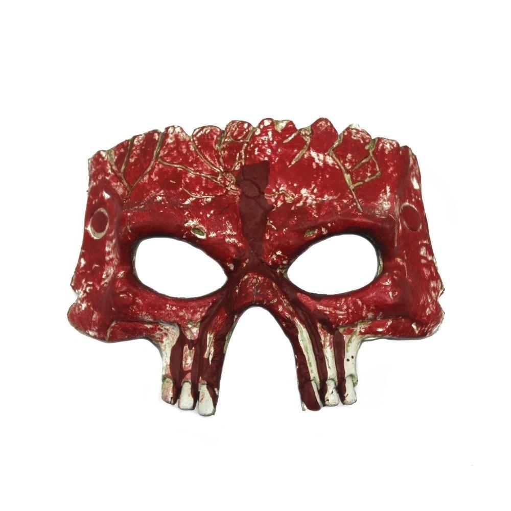 Party Props Halloween Mask Half Face Skeleton Mask Funny Halloween Skull Mask  Men
