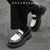 Men Handmade Leather Shoes Platform Loafers Fashion Luxury Slip On Mocassin Business Shoes Homme  De Hombre