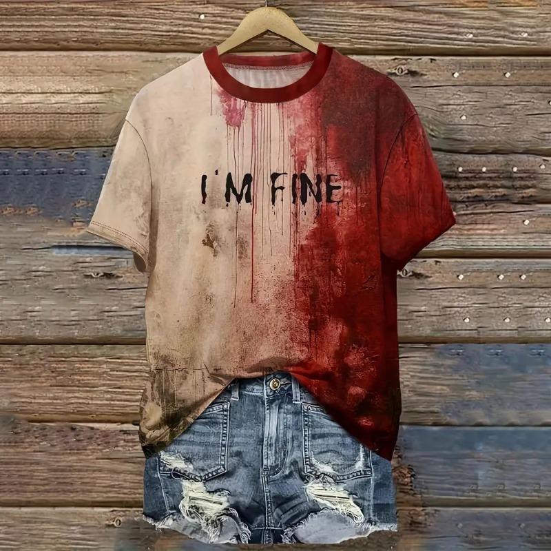 Vintage Herren T-Shirt Sommer Casual Kurzarm Pullover Harajuku Print Top Mode Streetwear Oversized Herren y2k Kleidung