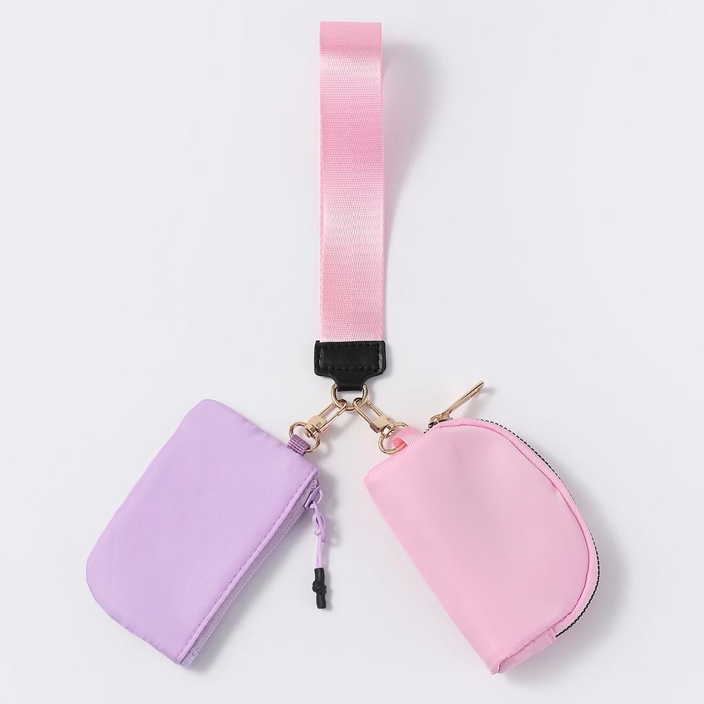 The same wrist bag portable mini fashion color matching change bag nylon waterproof storage key bag