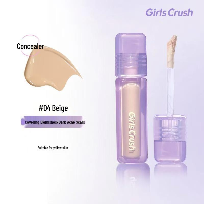 GirlCrush Water Velvet Concealer: Hides Tear Troughs, Dark Circles, Acne Scars, Redness & Highlights