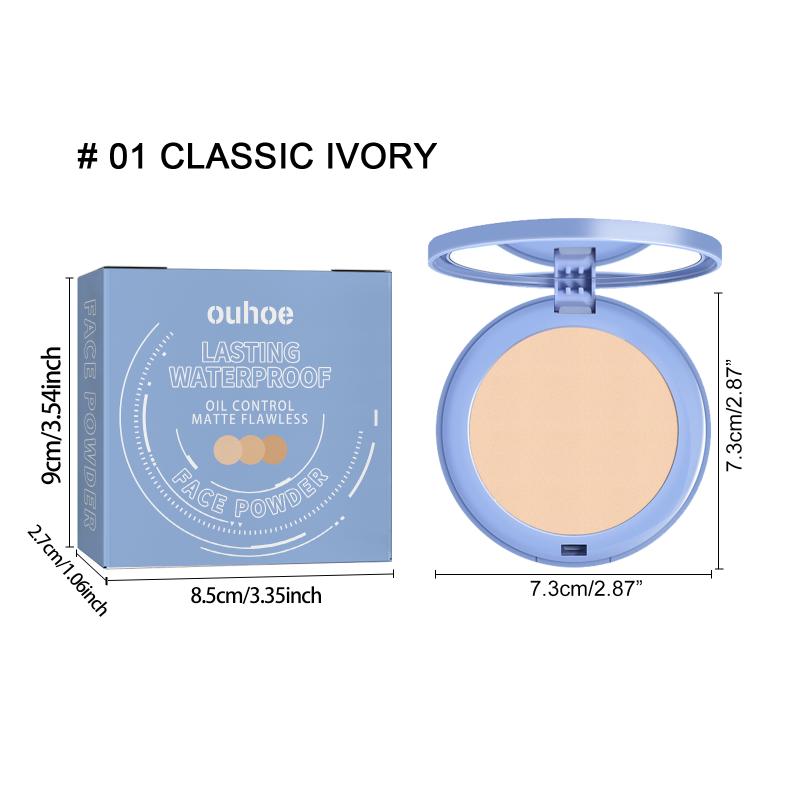 Face Loose Powder Oil Control Invisible Pores Lasting Waterproof Natural Setting Powder Foundations Makeup Full Coverage