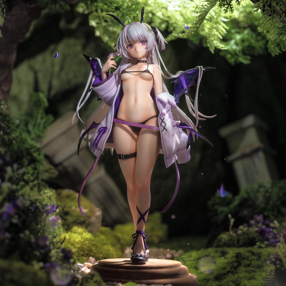 Anime Purple Butterfly Girl Figure Bechuania Figure beautiful Girl Action Figurine Model Statue Doll Collection Decor Adult Gift