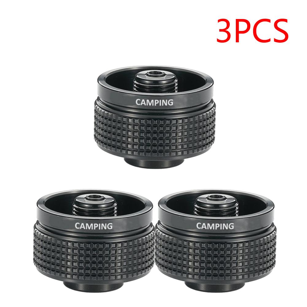 Aluminum Alloy Camping Stove Adapter Portable Stove Propane Adapter Small Gas Tank Adapter for Outdoor Backpack Hiking