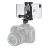 Universal Hot Shoe Phone Holder: E-Type Double Hole Clip for Desktop Camera and Live Streaming