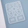 Mold Fashionable Ear Studs Casting Handmade Earrings Silicone Mold Eardrops Danglers Uv Crystal Resin Epoxy Mold