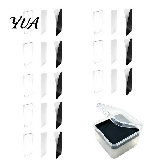 Acrylic Photo Holder Magnets 5/6/8/10/15/20/24 Sets DIY Fridge Magnet Kit, Square Refrigerator with Adhesive Backing, Clear Picture Making Kit