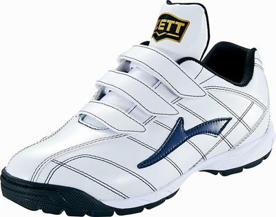 ZETT Baseball Training Limited Velcro White X Navy Size BSR8017C Shoes, Edition, Closure, (1129), 26.5cm,
