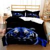 Tiger Pattern Digital Print Comfortable Duvet Quilt Cover Pillowcase Bedding Set Children Bedroom Decoration Home Textile