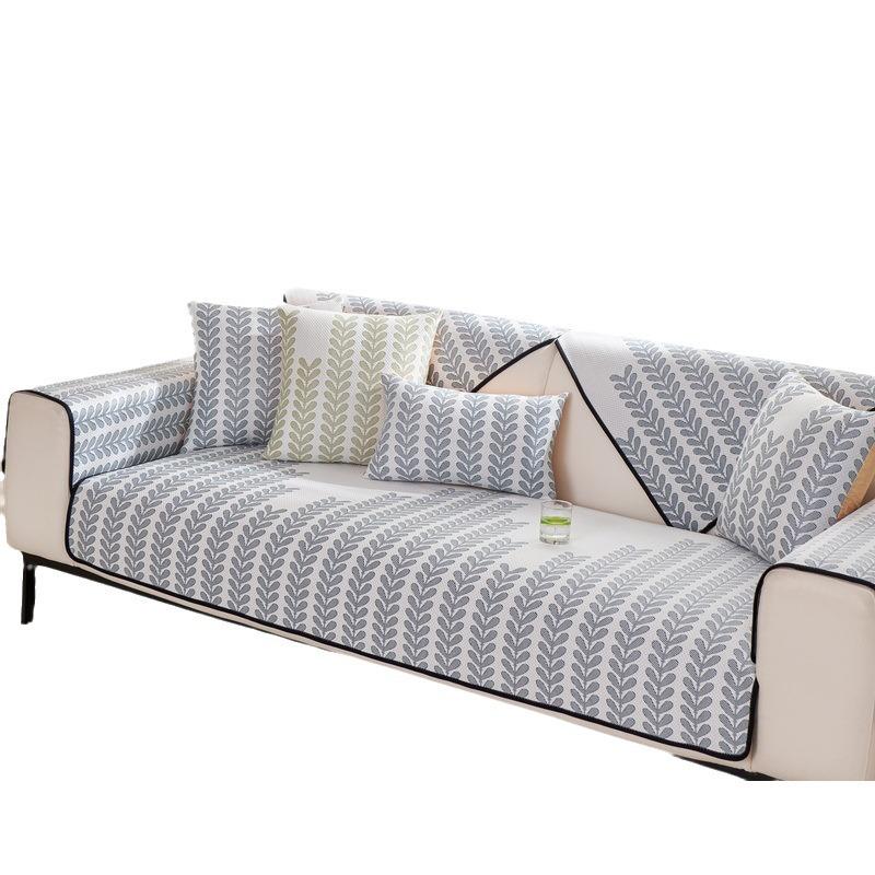 Ice Silk Sofa Cushion Summer  New High-End Mat Seat Cushion Non-Slip Sofa Cover Cover Summer Model