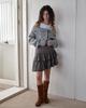 INSEOWL Two-Way Scarf Cardigan - Melange