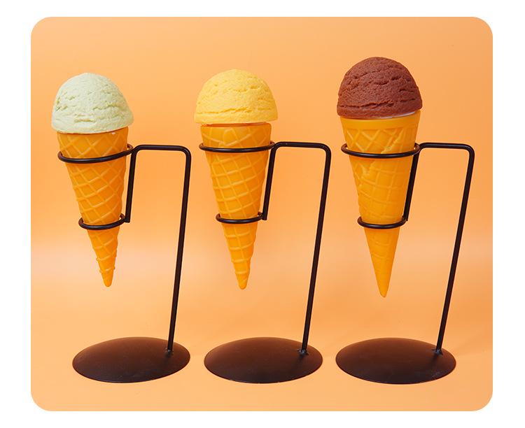 Creative DIY Ice Cream Cone Model Toy - Fun Dessert Decoration Prop
