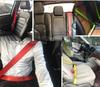 Car Seat Belt Webbing Lap Universal Multicolored Seatbelts with Seatbelt Stopper Buckle Auto Interior Accessories