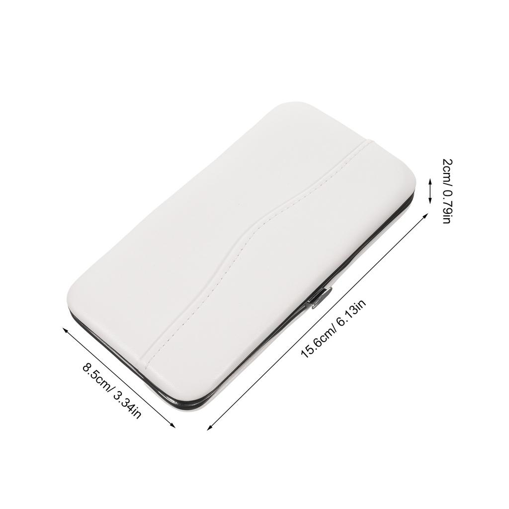 Eyelash Extension Tweezers Organizer PU Metal Case Empty Pouch Lash Tweezers Holder Bag Makeup Accessories Storage Makeup Tool