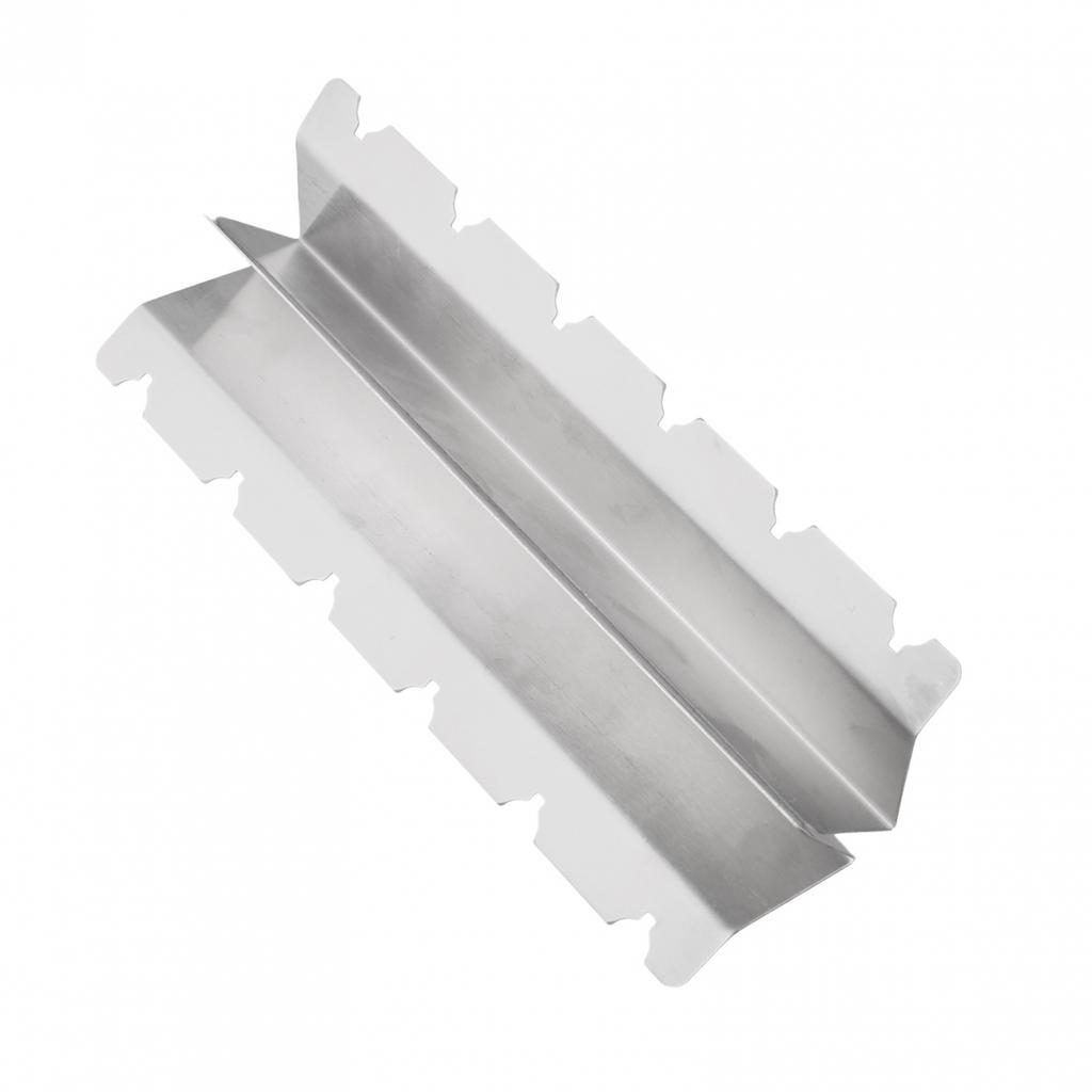 2 Pcs Stainless Steel BBQ Skewer Rack for 6 9 Skewers Barbeque Grill Holder