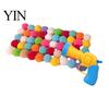Fun Ejection Games for Pets Ball Launcher Cat Toy, Plush with Soft Fuzzy Cats Balls, Interactive Fetch Toy Bored Indoor Kittens Hands Free Play Tools