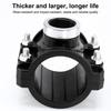 Water Pipe Splitter Clamp Easy Install 1/2'' Female Thread Connector for Agricultural Irrigation Pipe Fitting