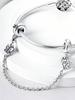 Charms Plata Bear Maple Leaf Safety Chains Beads For Charmsoriginales Bracelet Beads Jewellery Making Women'S Gift