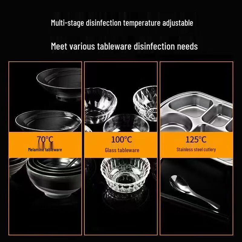 Yunqin Large Capacity Vertical Double Door Hot Air Disinfection Cabinet
