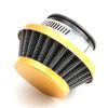 For Motorized Bicycle Push Mini Moto Pocket Bike ATV Quad Motorcycle Parts- Universal 38MM Air Filter Gold