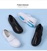 Women's Summer Leather Thick & Soft Sole Breathable Medical Work Shoes