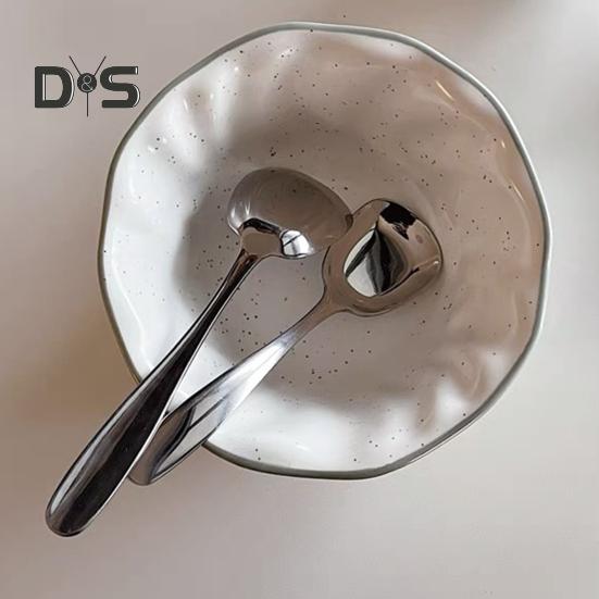 Leichter Reislöffel, langlebiger Eislöffel aus Edelstahl