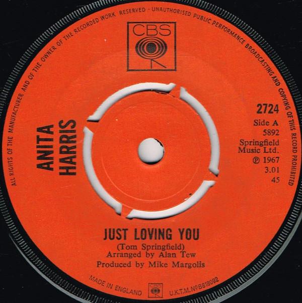 

7inch Record ANITA HARRIS - Just Loving You NONE CBS 1967 UK Pop Used