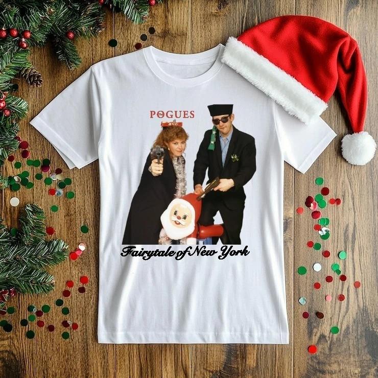 Hot Fairy Tale in New York The Pogues Band Gift Xmas White S to 5XL Shirt TU485 Unisex T-Shirt XXXL