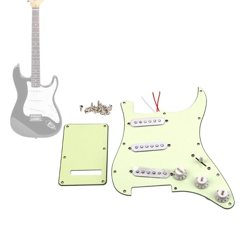 Electric Guitar Single Coil Pickup Pickguards 11 Holes Guitar Prewired loaded Pickguards Guitar Playing Accessories