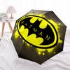 Motivo di Batman, ombrello pieghevole automatico, design portatile e pieghevole, 8 stecche, un regalo di Natale o di compleanno.