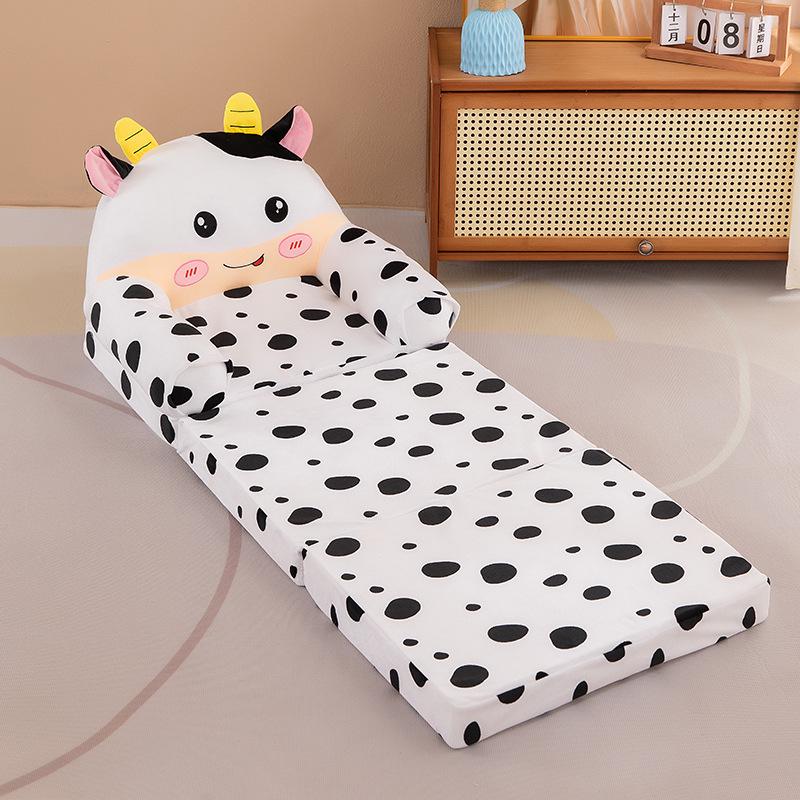 Canapea extensibilă triplă pentru copii cu desene animate - Scaun leneș drăguț și confortabil pentru grădiniță