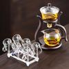 Naijiang Luxury Kung Fu Glass Tea Set with Magnetic Brewing