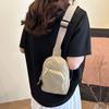 Summer New Men's and Women's Shoulder Messenger Bags, Solid Color Casual and Light Going Out Sports Versatile Chest Bag Fanny Pack