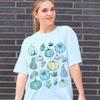 Monochrome Fall Shirt, Vintage Pumpkin Shirt, Fall Aesthetic Shirt, Fall Vibes Shirt, Blue Pumpkins, Gourds Shirt, Cozy Season Shirt