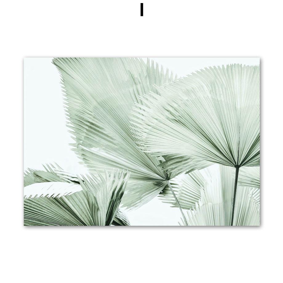 

Весенние зеленые листья растений павлин плакаты и принты холст картины скандинавские настенные художественные картины для гостиной украшение дома 21X30cm No Frame