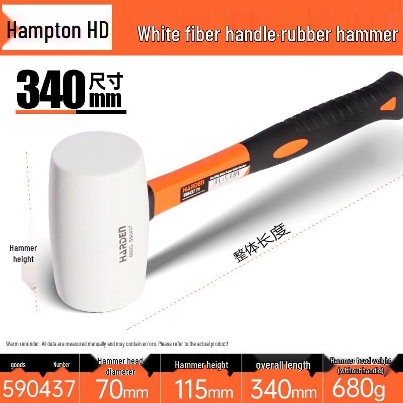 Handon Gummihammer ohne Rückschlag für die Fliesenverlegung