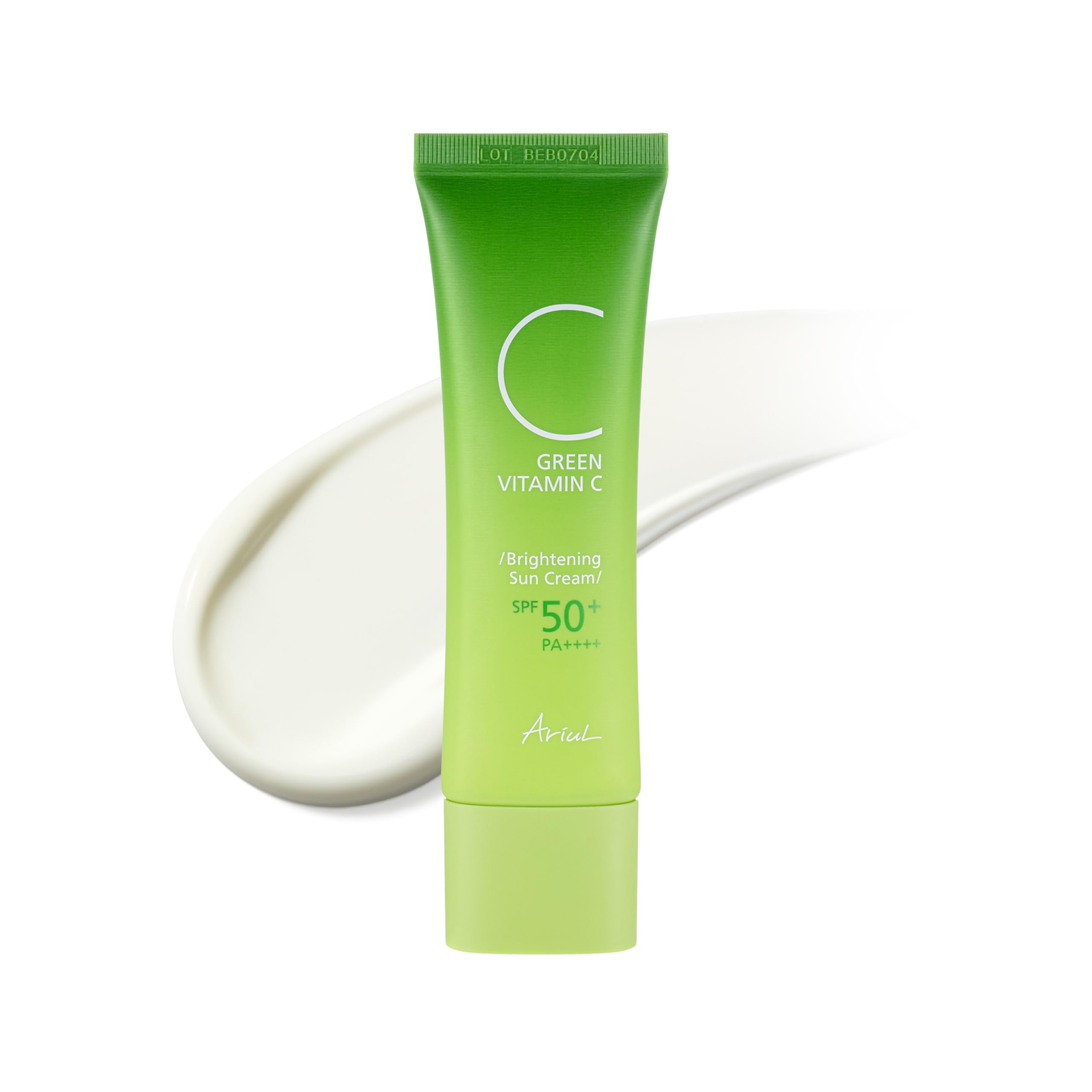 

Зеленый солнцезащитный крем с витамином С