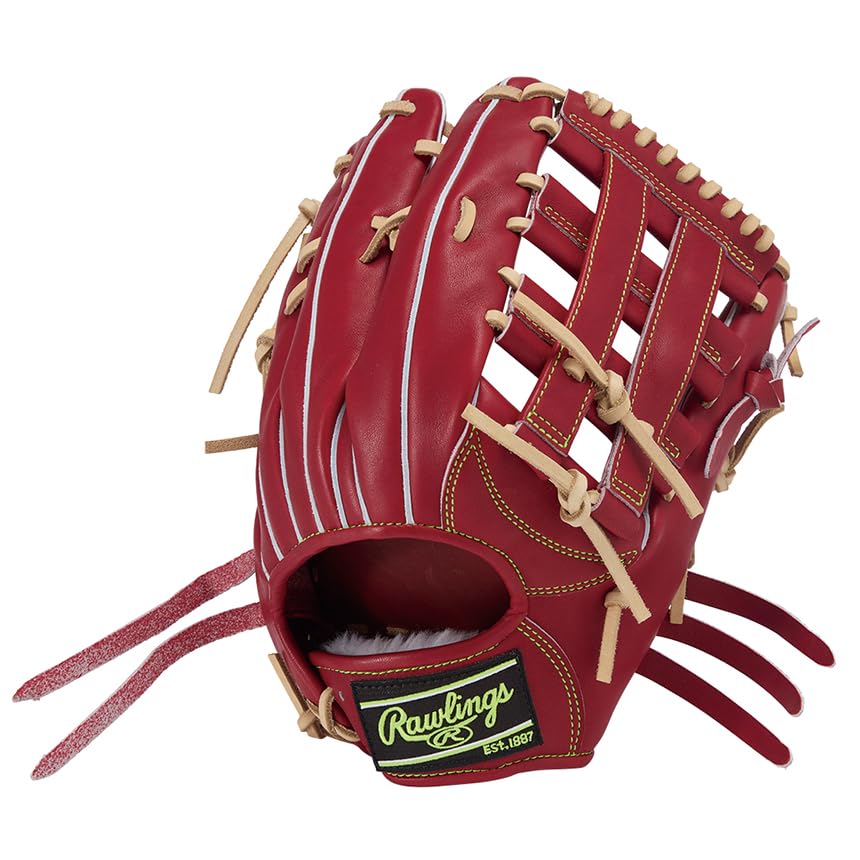 

Rawlings PRO PREFERRED GH5FPRRT80 Baseball Throw Glove, Hardball, Outfielder s, Wine, 13-inch, Left-Handed винный