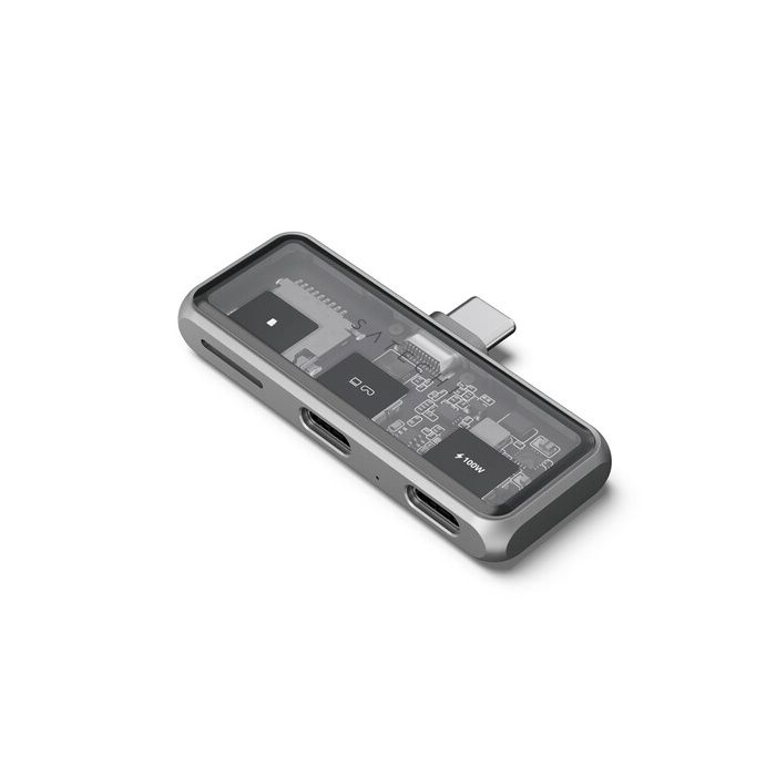 Hub USB 3.2 - SATECHI - Mobile XR 100W - Lecteur Micro SD - Support 4K - Compact et léger