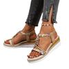 Fashion Bohemian - Style Wedge Sandals with Colorful Braided Straps: Must - Have Summer Footwear
