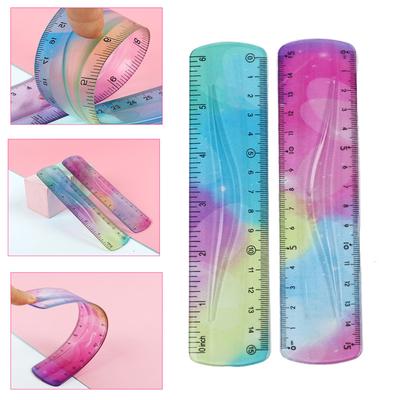 Flexibles Lineal-Set Weiche Biegsame Lineale Bruchsicher für Studenten Designer Schule Büro Heimgebrauch Verschiedene Messungen