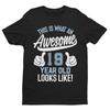 Funny 19Th Birthday T Shirt This Is What An Awesome 19 Year Old Looks Like Gift