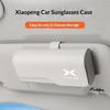 For XPENG G6 G9 P7+ X9 Xiaopeng Car Sun Visor Sunglasses Clip Multifunctional Vehicle Interior Mount Auto Eyeglasses Storage Box