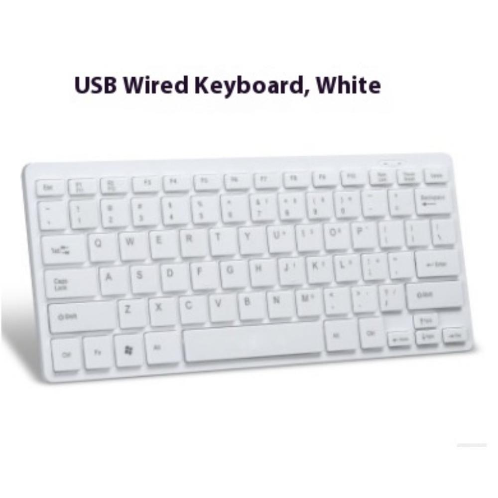 Acrylic Ultra-thin USB Office Desktop Computer Notebook External Keyboard 10 Inches 78 Keys