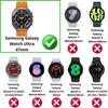 Case Compatible with Samsung Galaxy Watch Ultra 47mm - Hard Protective Case Transparent Tempered Glass Screen Phonillico®