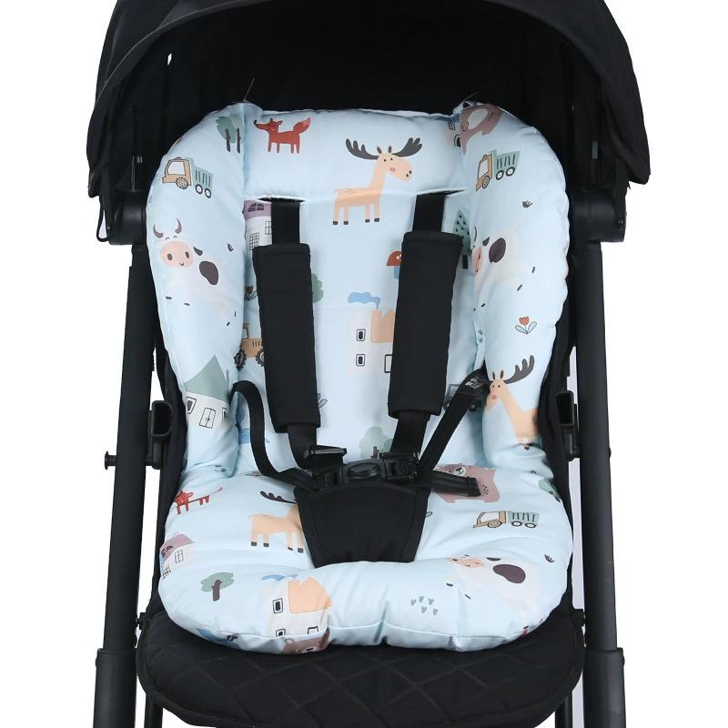 Baby Cushion for High Chair Stroller Seat Cushion Cute Soft Double-Sided Thick Cushion Breathable Stroller Accessories