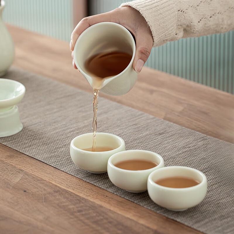 Sui's Jadeite Ceramic Kung Fu Tea Set