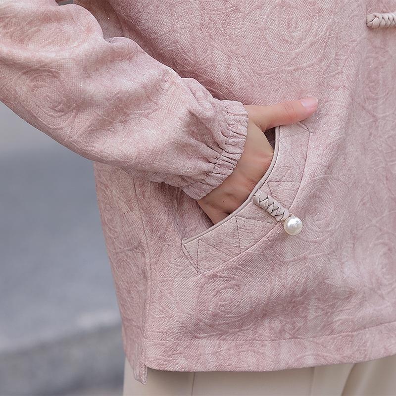 Damen Revers Strickjacke - Frühling/Herbst Mode für Mittelalte & Ältere